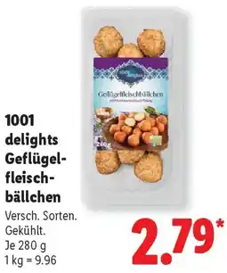 Lidl 1001 delights Geflügelfleischbällchen Angebot