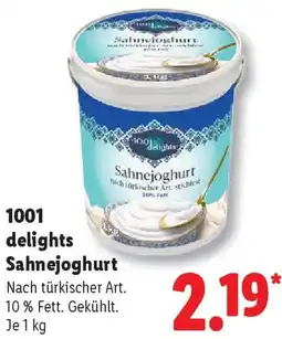 Lidl 1001 delights Sahnejoghurt Angebot