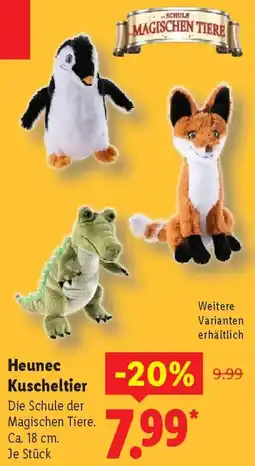 Lidl Heunec Kuscheltier Angebot