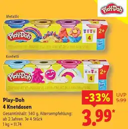 Lidl Play-Doh 4 Knetdosen Angebot