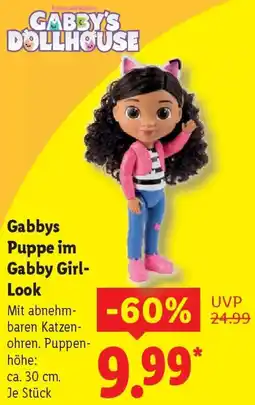 Lidl Gabbys Puppe im Gabby Girl Look Angebot
