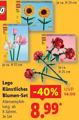 Lidl Lego Künstliches Blumen-Set Angebot