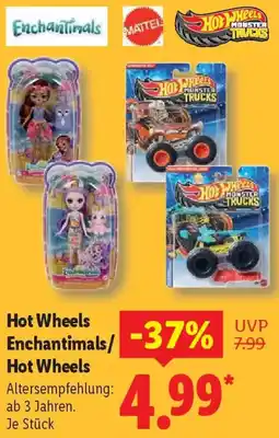 Lidl Hot Wheels Enchantimals/ Hot Wheels Angebot