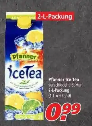 Marktkauf Pfanner Ice Tea Angebot