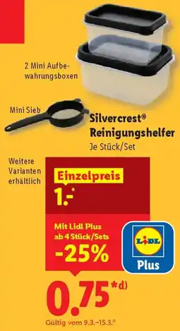 Lidl Silvercrest Reinigungshelfer Angebot