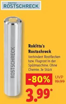 Lidl Rokitta's Rostschreck Angebot