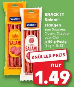 Kaufland SNACK IT Salami stangen Angebot