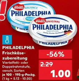 Kaufland PHILADELPHIA Frischkäse zubereitung Angebot