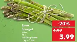 Kaufland Span. Spargel Angebot