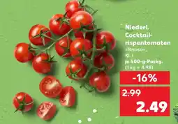 Kaufland Niederl. Cocktail rispentomaten Angebot