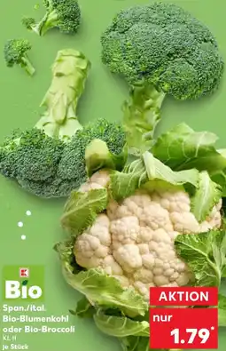 Kaufland Span./ital. Bio-Blumenkohl oder Bio-Broccoli Angebot