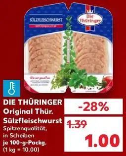 Kaufland DIE THÜRINGER Original Thür. Sülzfleischwurst Angebot