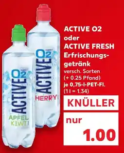 Kaufland ACTIVE 02 oder ACTIVE FRESH Erfrischungsgetränk Angebot