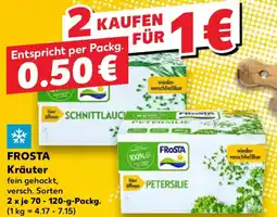Kaufland FROSTA Kräuter Angebot
