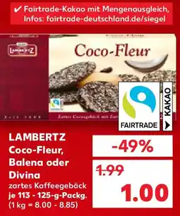 Kaufland LAMBERTZ Coco-Fleur, Balena oder Divina Angebot