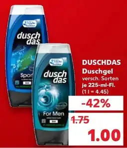 Kaufland DUSCHDAS Duschgel Angebot