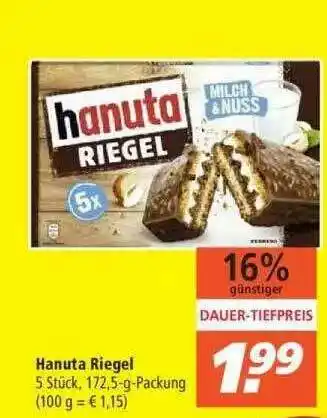 Marktkauf Hanuta Riegel Angebot