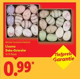 Lidl Livarno Deko-Ostereier Angebot