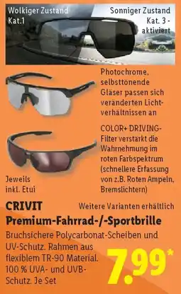 Lidl CRIVIT Premium-Fahrrad-/-Sportbrille Angebot