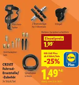 Lidl CRIVIT Fahrrad- Ersatzteile/ -Zubehör Angebot