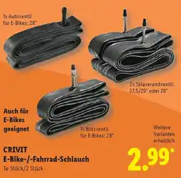 Lidl CRIVIT E-Bike-/-Fahrrad-Schlauch Angebot