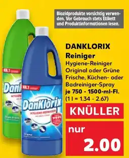 Kaufland DANKLORIX Reiniger Angebot