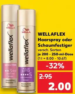 Kaufland WELLAFLEX Haarspray oder Schaumfestiger Angebot