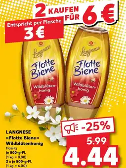 Kaufland LANGNESE Flotte Biene Wildblütenhonig Angebot