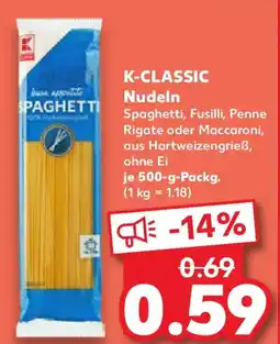 Kaufland K-CLASSIC Nudeln Angebot