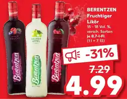 Kaufland BERENTZEN Fruchtiger Likör Angebot