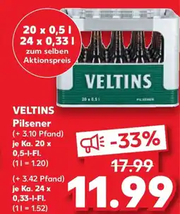 Kaufland VELTINS Pilsener Angebot