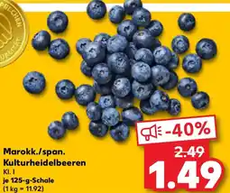 Kaufland Marokk./span. Kulturheidelbeeren Angebot