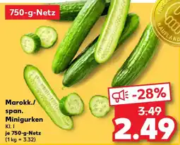 Kaufland Marokk./ span. Minigurken Angebot