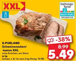 Kaufland K-PURLAND Schweinenacken/ kamm XXL Angebot