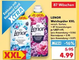 Kaufland LENOR Weichspüler XXL Angebot