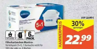 Marktkauf Brita Filterkartuschen Maxtra+ Angebot