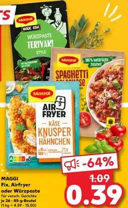 Kaufland MAGGI Fix, Airfryer oder Würzpaste Angebot