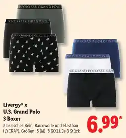 Lidl Livergy U.S. Grand Polo 3 Boxer Angebot
