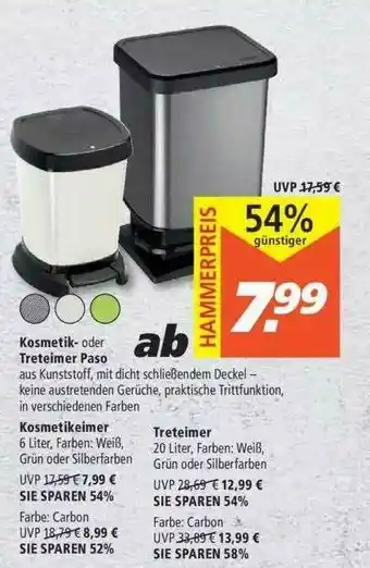 Marktkauf Kosmetik- Oder Treiteimer Paso Oder Kosmetikeimer Angebot