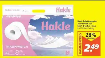 Marktkauf Hakle Toilettenpapier Traumweich Oder Sanft & Sicher Angebot