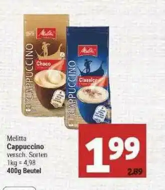 Marktkauf Melitta Cappuccino Angebot