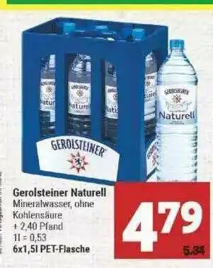 Marktkauf Gerolsteiner Naturell Mineralwasser Angebot