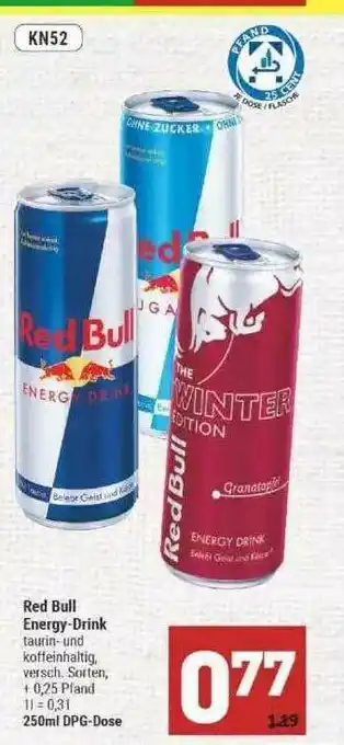 Marktkauf Red Bull Energy-drink Angebot