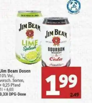 Marktkauf Jim Beam Dosen Angebot