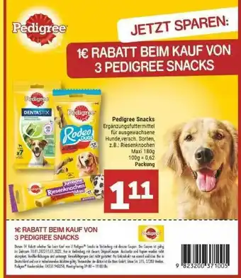 Marktkauf Pedigree Snacks Angebot