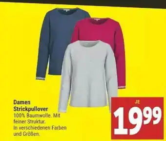 Marktkauf Damen Strickpullover Angebot