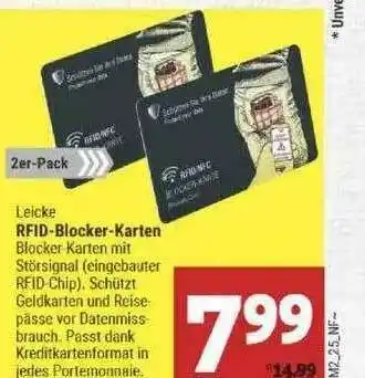 Marktkauf Leicke Rfid-blocker-karten Angebot