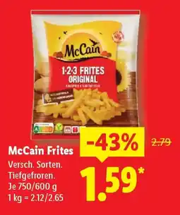 Lidl McCain Frites Angebot