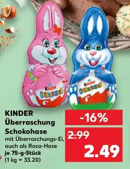 Kaufland KINDER Überraschung Schokohase Angebot