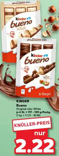 Kaufland KINDER Bueno Angebot